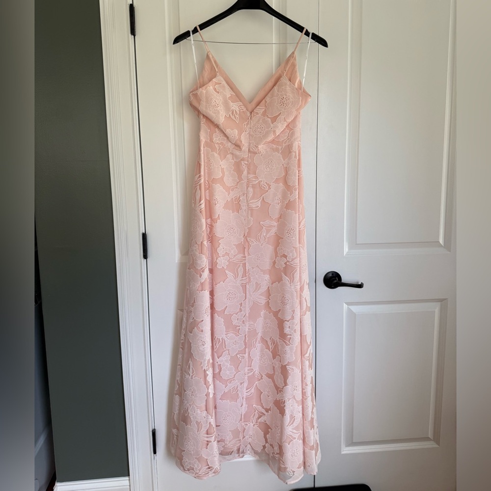 Lulu's Blush Floral Lace Dress - Picture 4 of 7